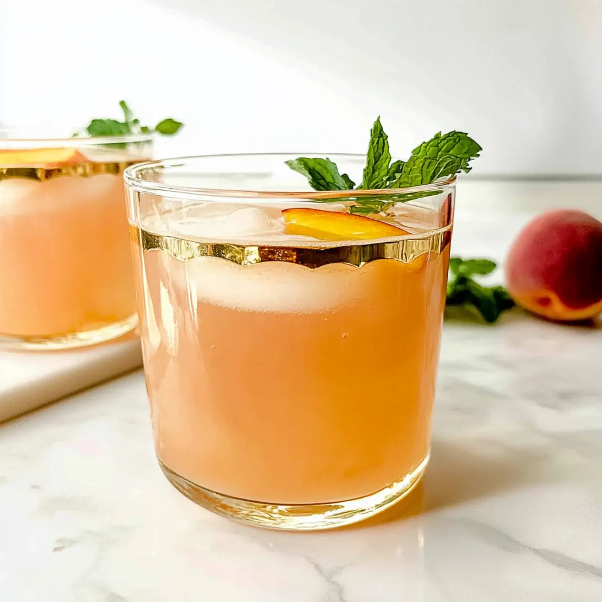 Peach Mocktail Bliss: Refreshing Sip for Any Occasion 2 unnamed file 410
