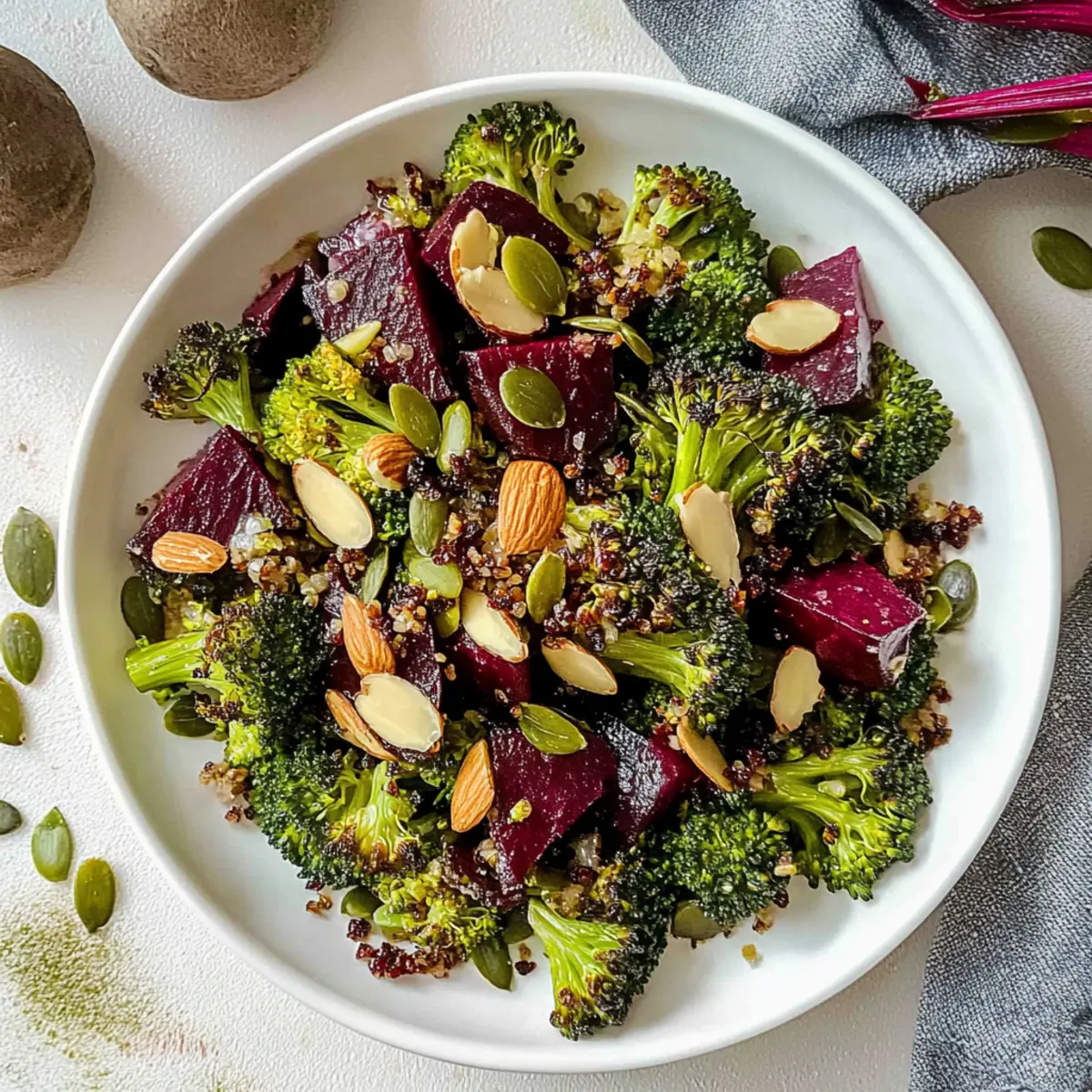 Vibrant Beetroot Broccoli Salad with Maple Ginger Bliss 4 Beetroot Broccoli Salad