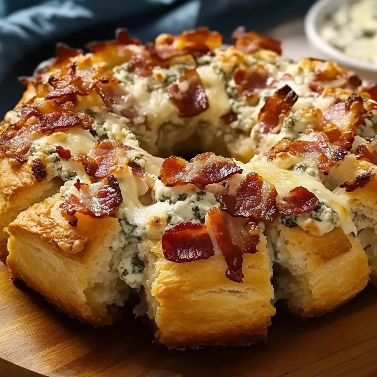 Bacon Gorgonzola Pull Aparts: A Gooey, Cheesy Indulgence 2 unnamed file 422
