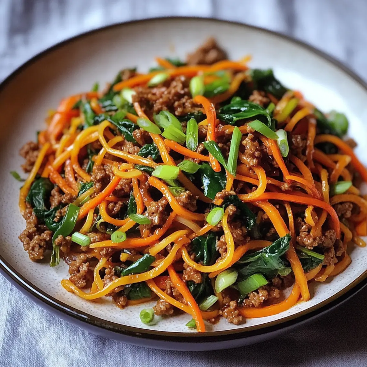 Ground Beef Chow Mein (Whole30)