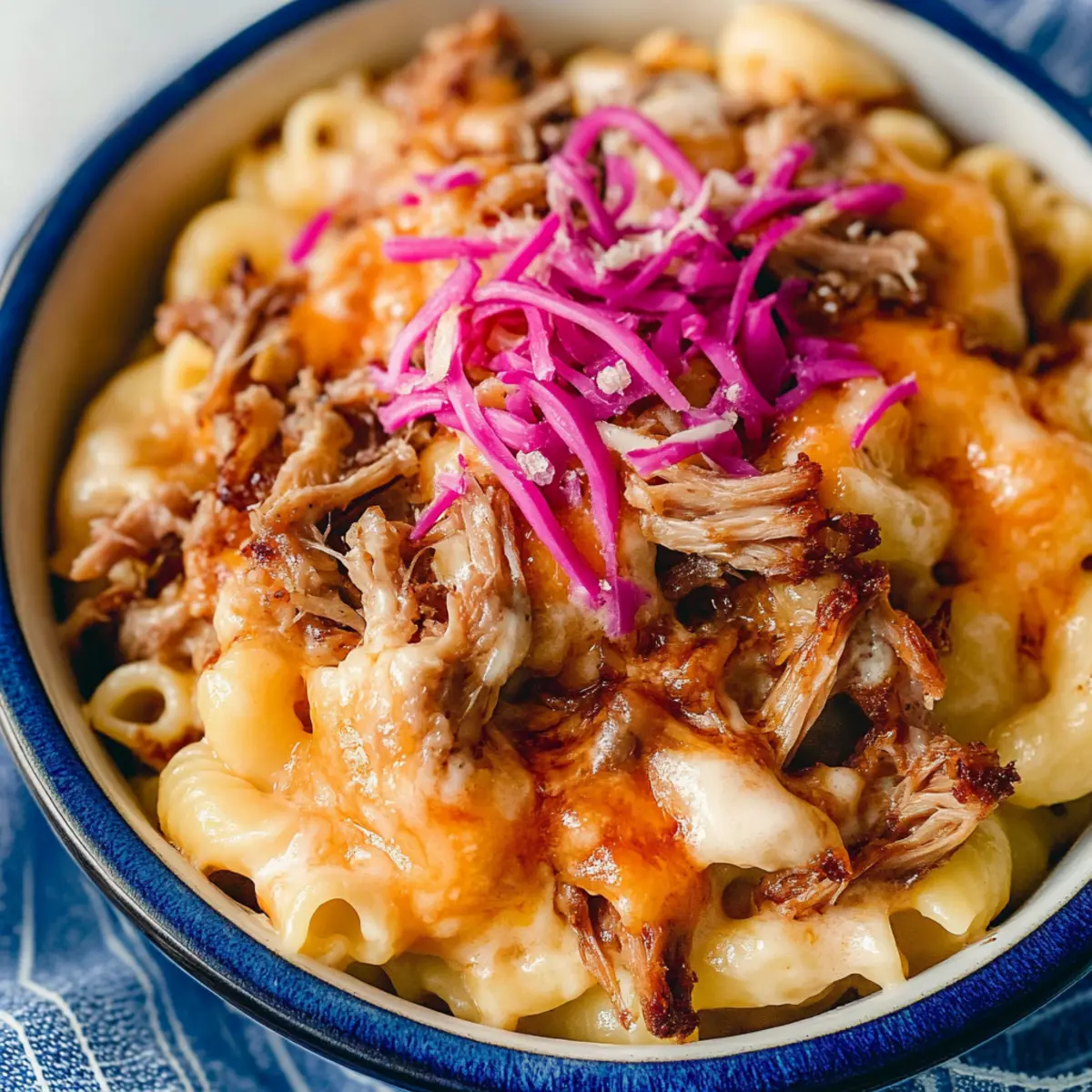 Pulled Pork Mac and Cheese