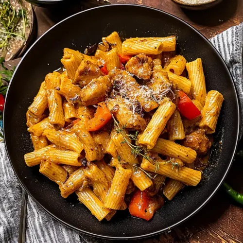 Authentic Jerk Chicken Rasta Pasta