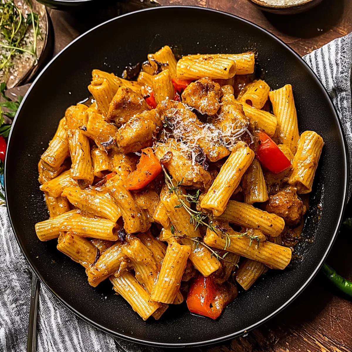 Authentic Jerk Chicken Rasta Pasta - A Flavorful Escape at Home 4 Authentic Jerk Chicken Rasta Pasta