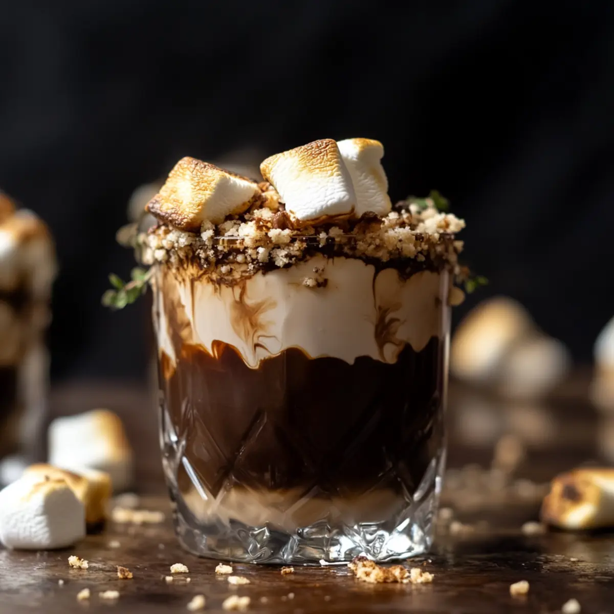 Hubby’s Toasted Marshmallow S’Mores Coffee Mocktail