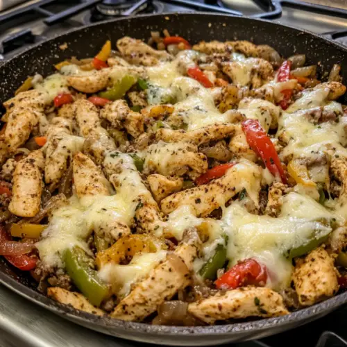 Chicken Cheesesteak Skillet