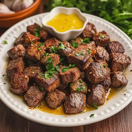 Juicy Garlic Butter Steak Bites
