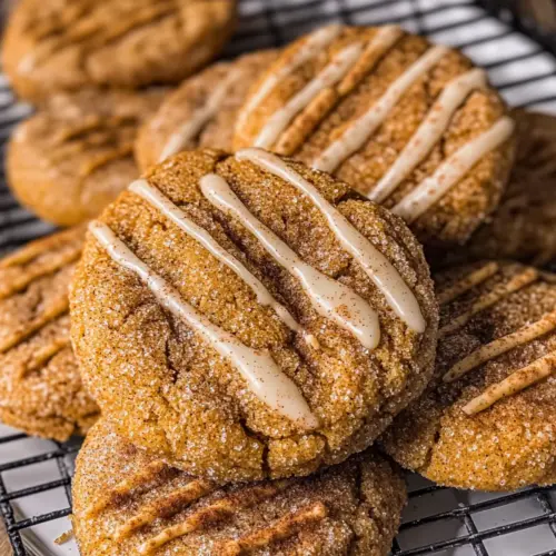 Biscoff Snickerdoodle Cookies