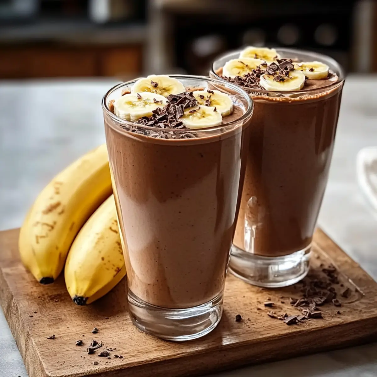 Rich & Creamy Chocolate Banana Smoothie Ready in 5 Minutes 4 Chocolate Banana Smoothie (Rich, Creamy & 5-Minute)