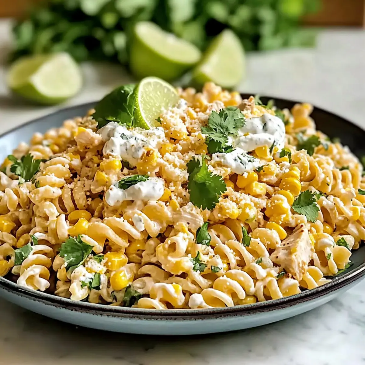 Tasty Elote Pasta Salad with Greek Yogurt for Summer Bliss 2 unnamed file 590