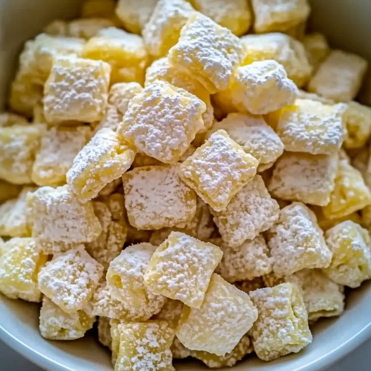 Refreshing Lemonade Puppy Chow Snack for Easy Summer Joy 4 Lemonade Puppy Chow Snack