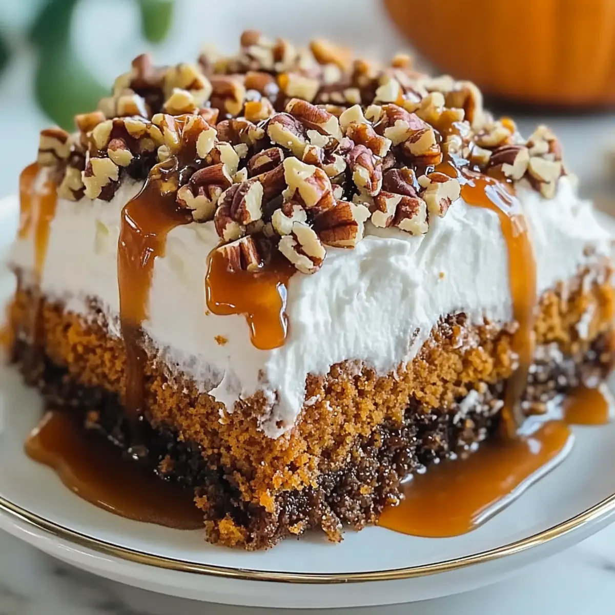 Irresistible Pumpkin Caramel Poke Cake for Cozy Fall Gatherings 4 Pumpkin Caramel Poke Cake