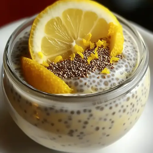 Lemon Cream Chia Pudding: A Light & Zesty Delight 11 Lemon Cream Chia Pudding