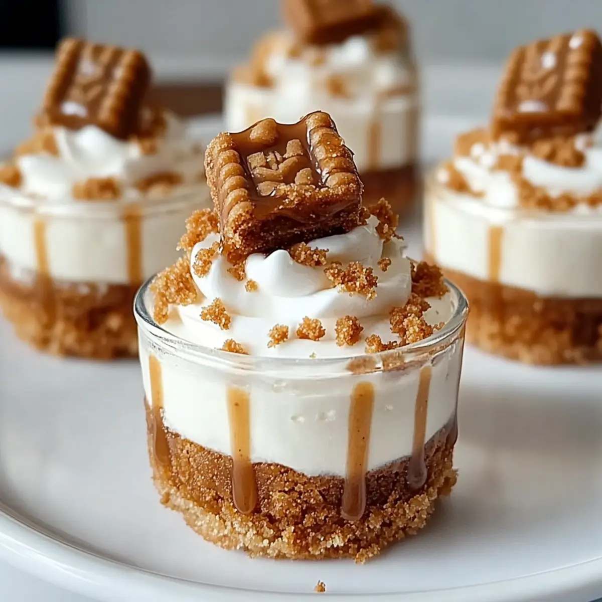 No-Bake Biscoff Cheesecake Cups