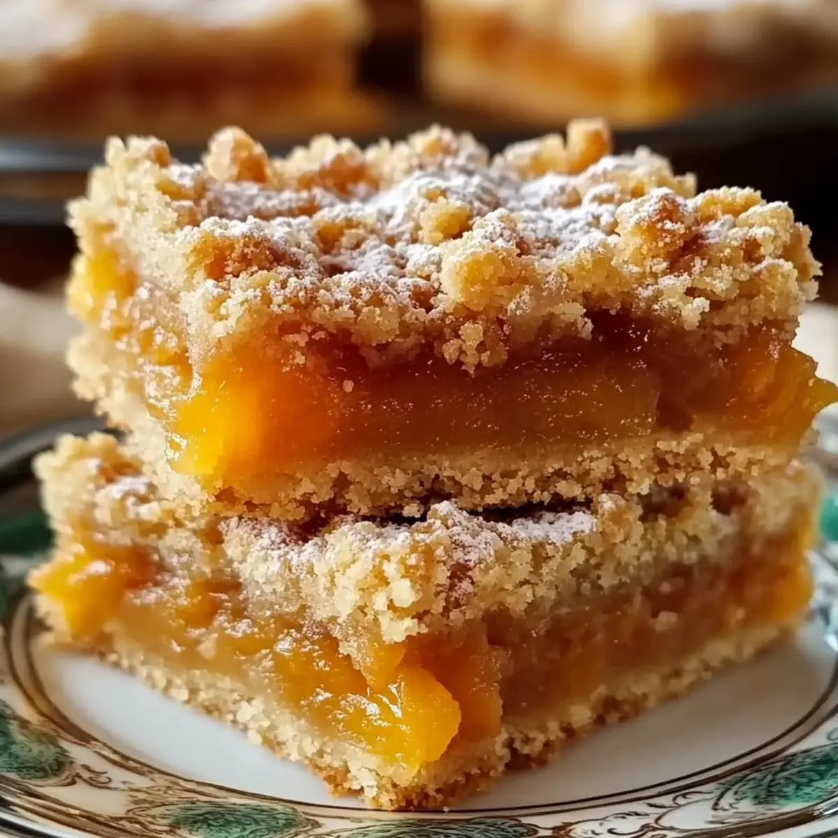 Delicious Apricot Crumble Bars - A Taste of Summer Joy 4 Apricot Crumble Bars