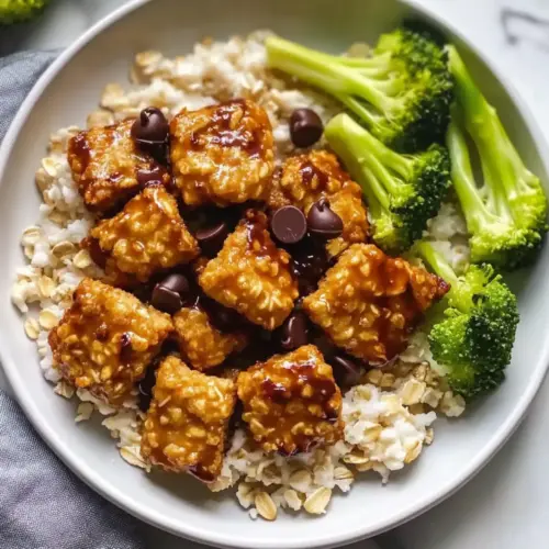 Honey Sriracha Chicken with Broccoli