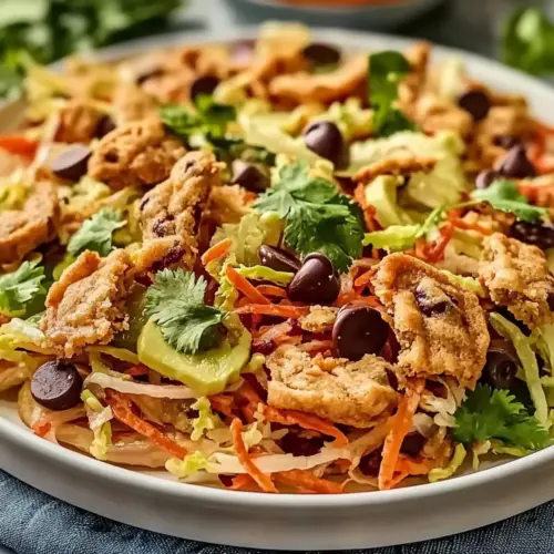 Thai Peanut Noodle Salad with Chicken