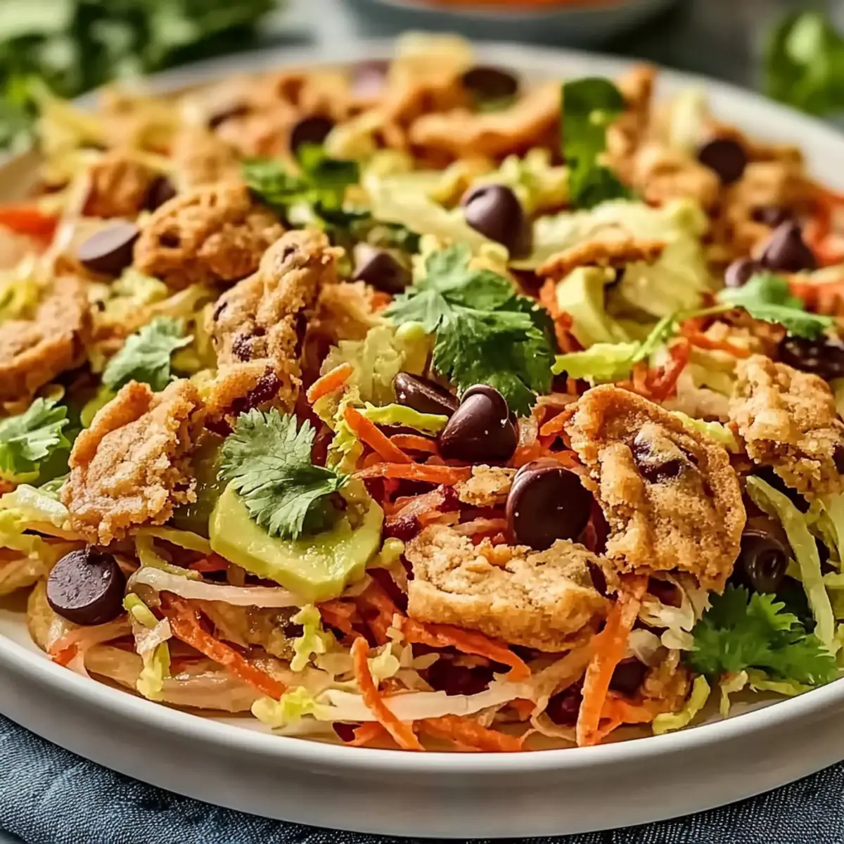 Thai Peanut Noodle Salad with Chicken