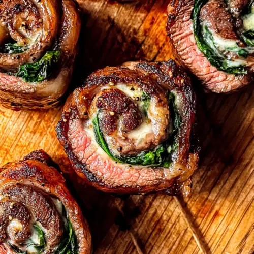 Grilled Flank Steak Pinwheels
