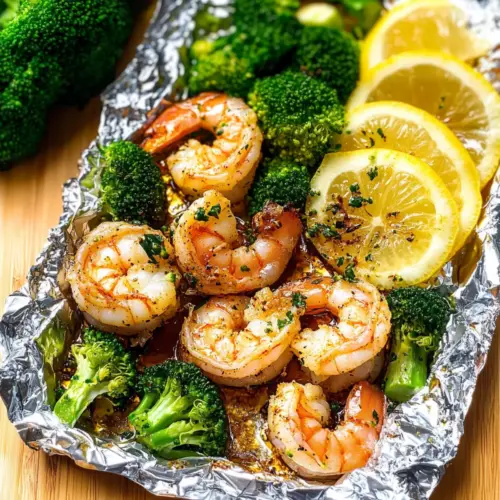Baked Shrimp and Broccoli Foil Packs for Quick Weeknight Meals 15 Baked Shrimp and Broccoli Foil Packs