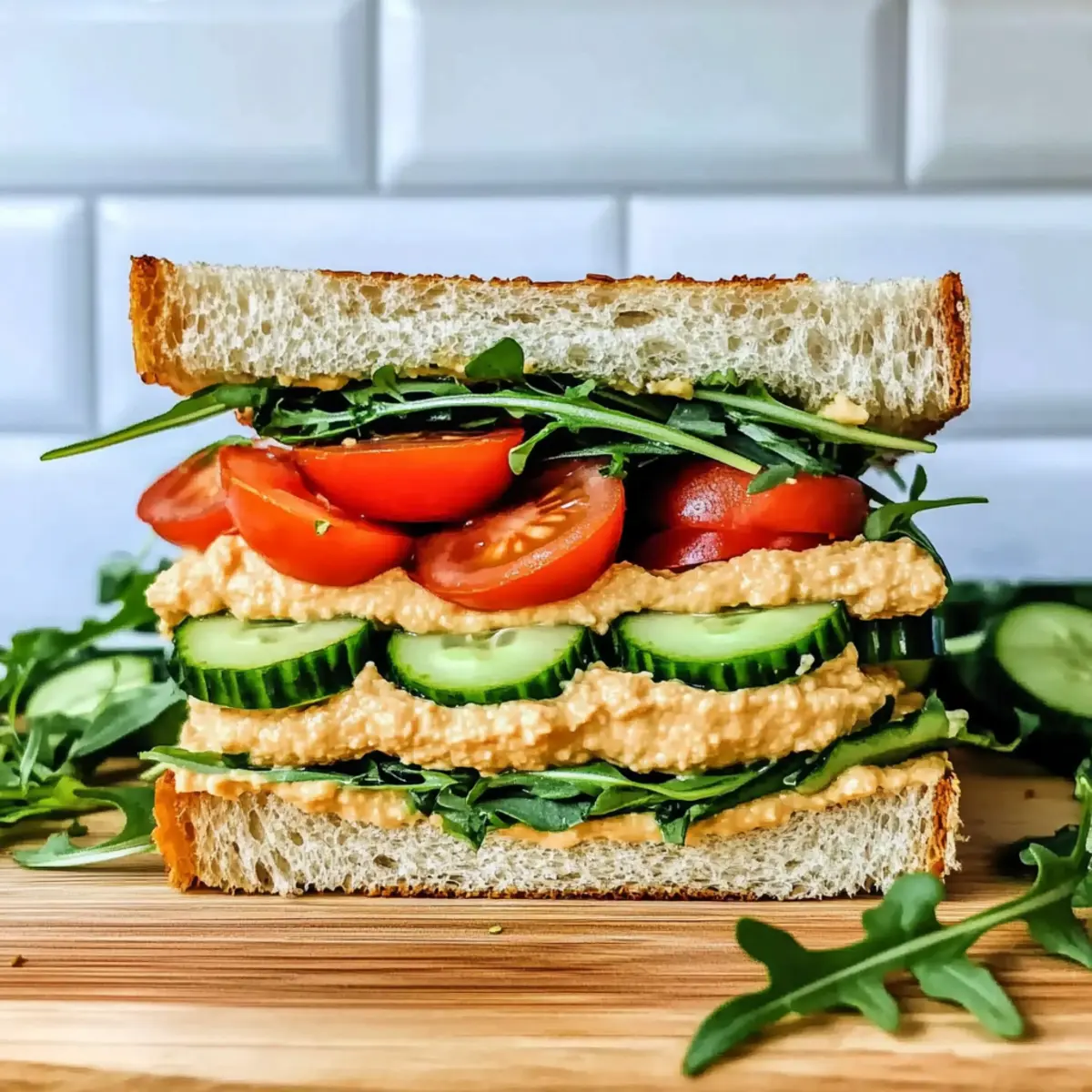 Mediterranean Veggie Sandwich: Flavor-Packed and Easy to Make 4 Mediterranean Veggie Sandwich