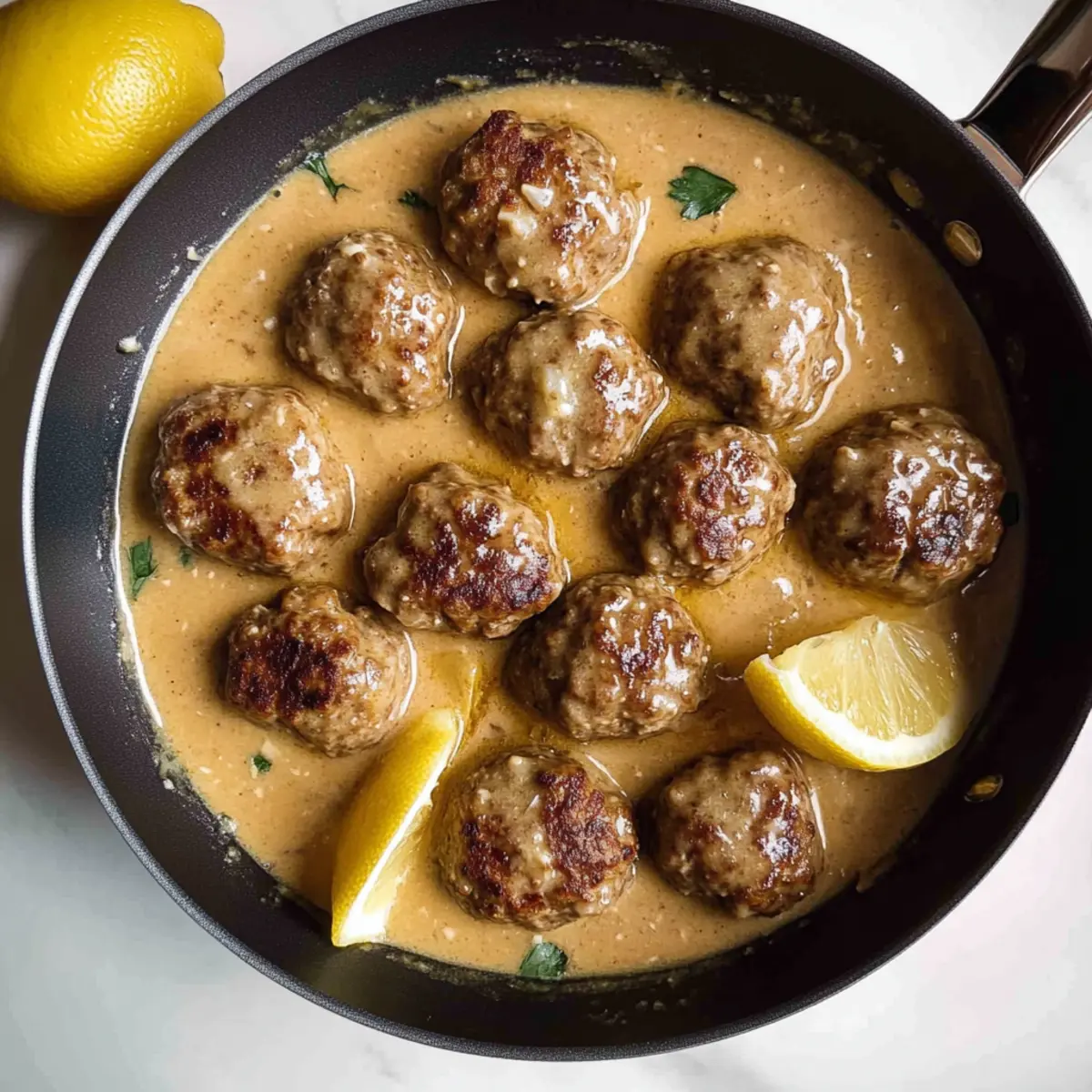 Meatballs In Lemon Sauce