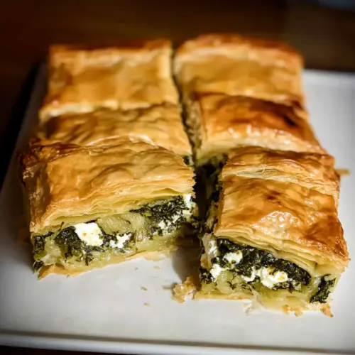 Puff Pastry Spinach and Feta Pie