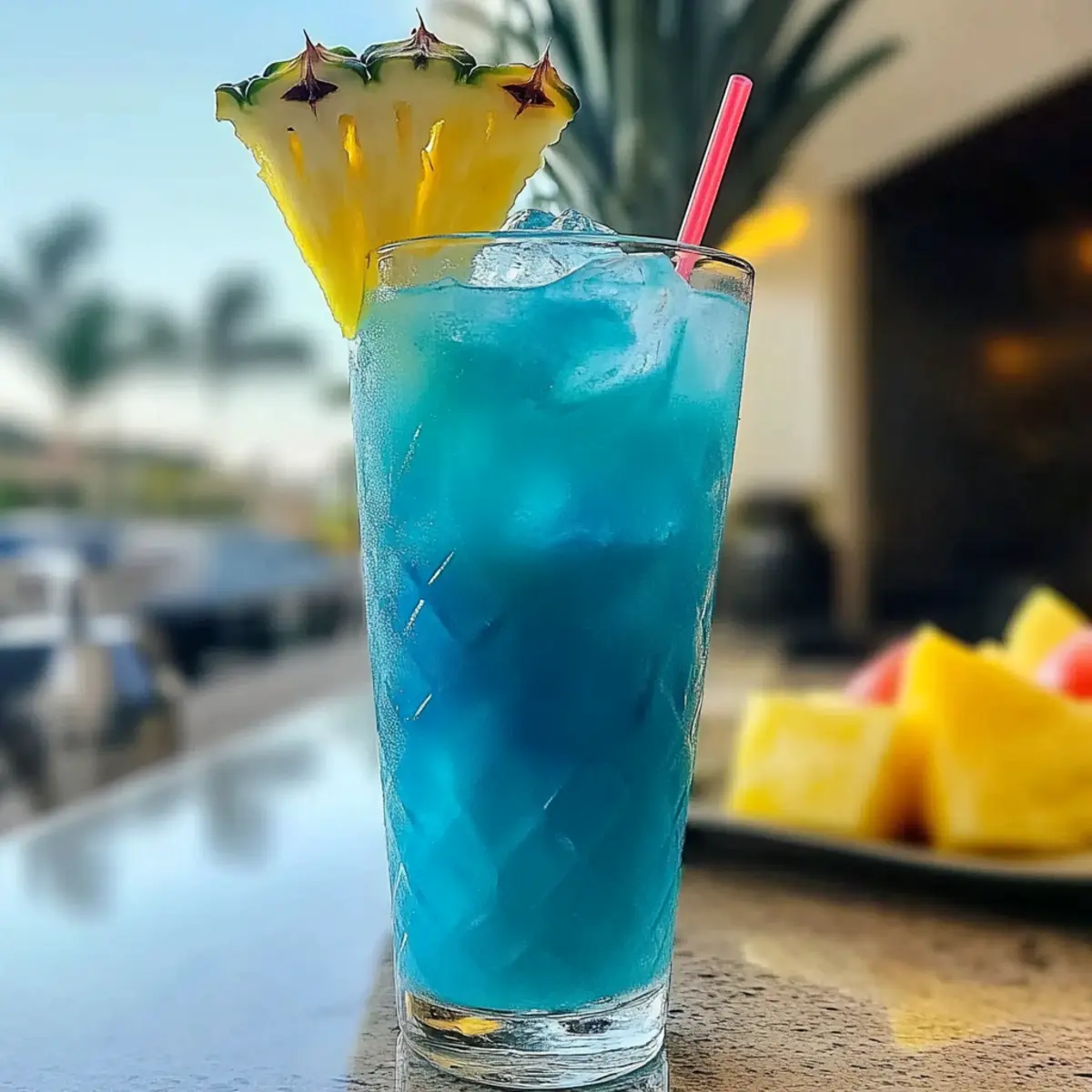 Easy Blue Hawaiian Mocktail Recipe