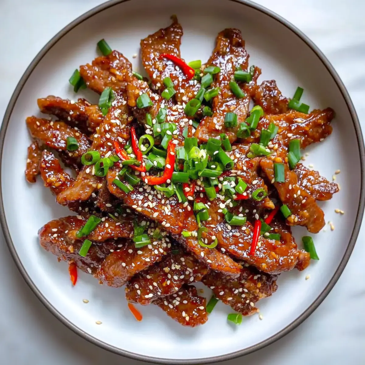 Fire-Kissed Korean Spicy Lamb Bulgogi