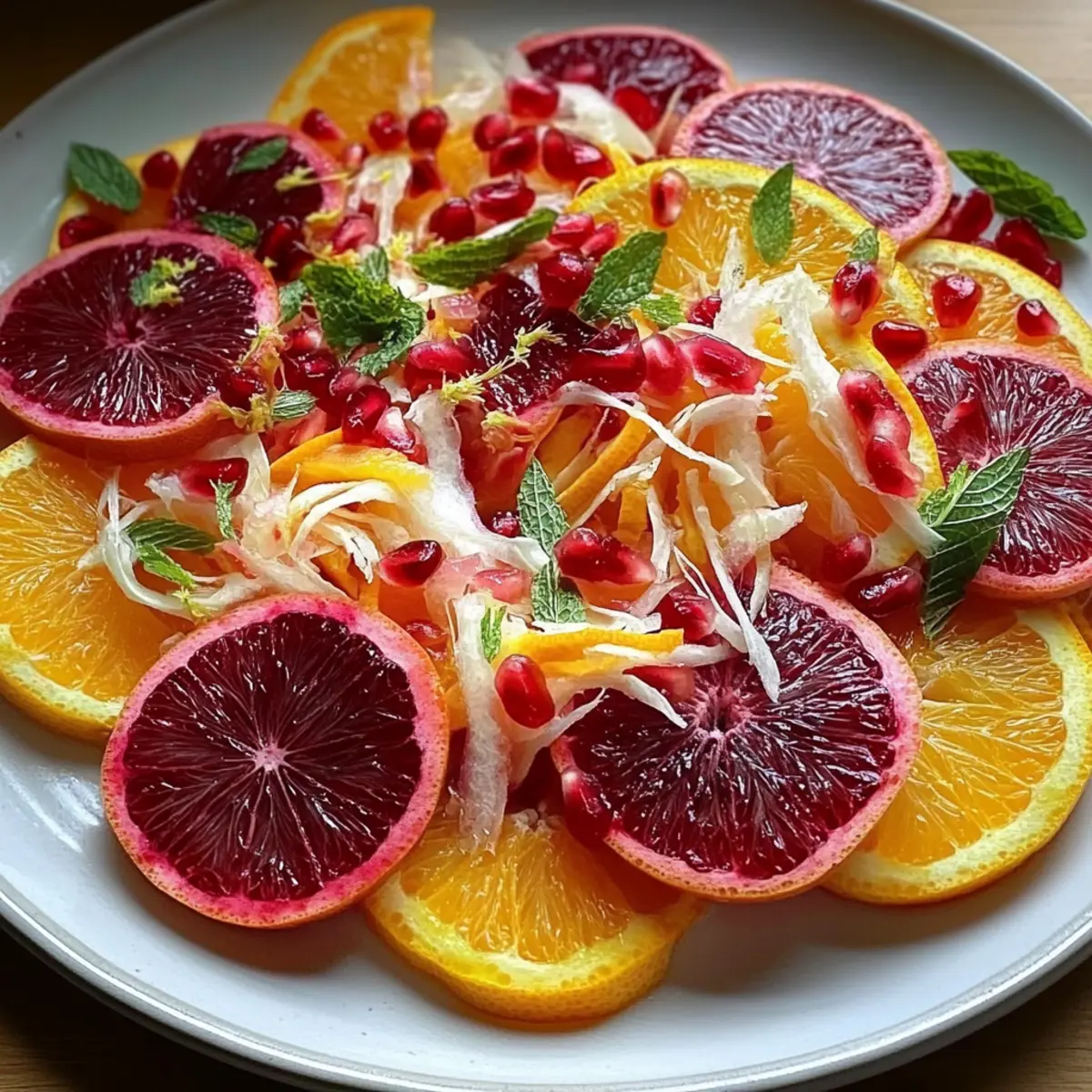 Mixed Citrus Salad with Shaved Fennel and Radicchio