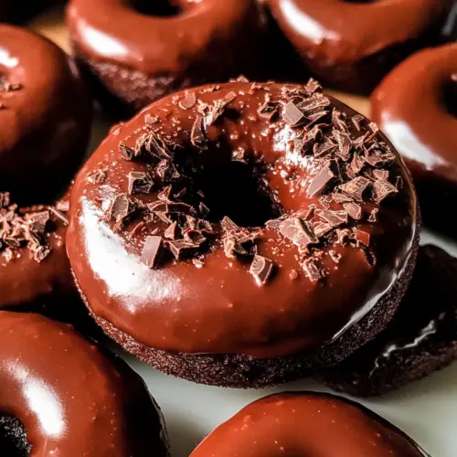 Chocolate Cake Donuts
