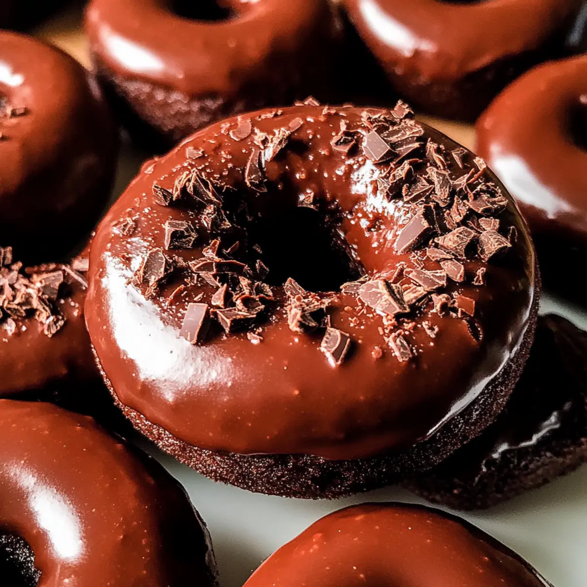 Chocolate Cake Donuts