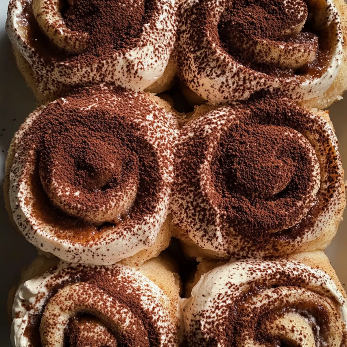 Tiramisu Cinnamon Rolls