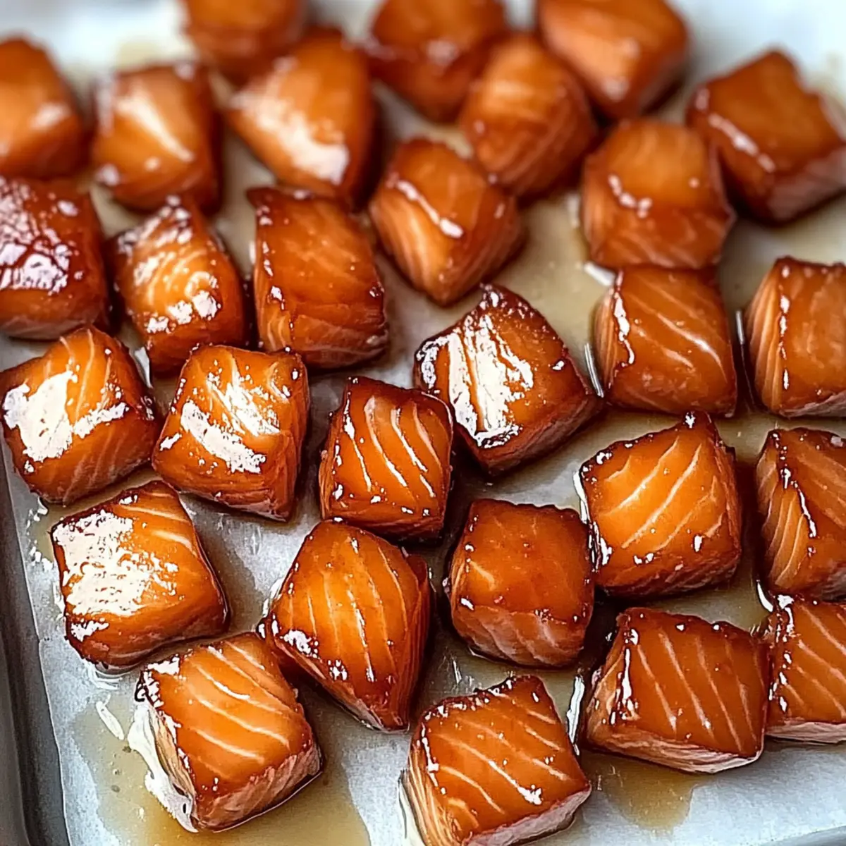 Candied Smoked Salmon Bites