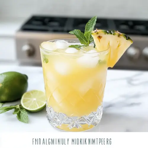 Pineapple Margarita Mocktail