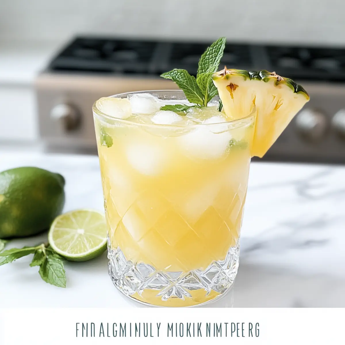 Pineapple Margarita Mocktail