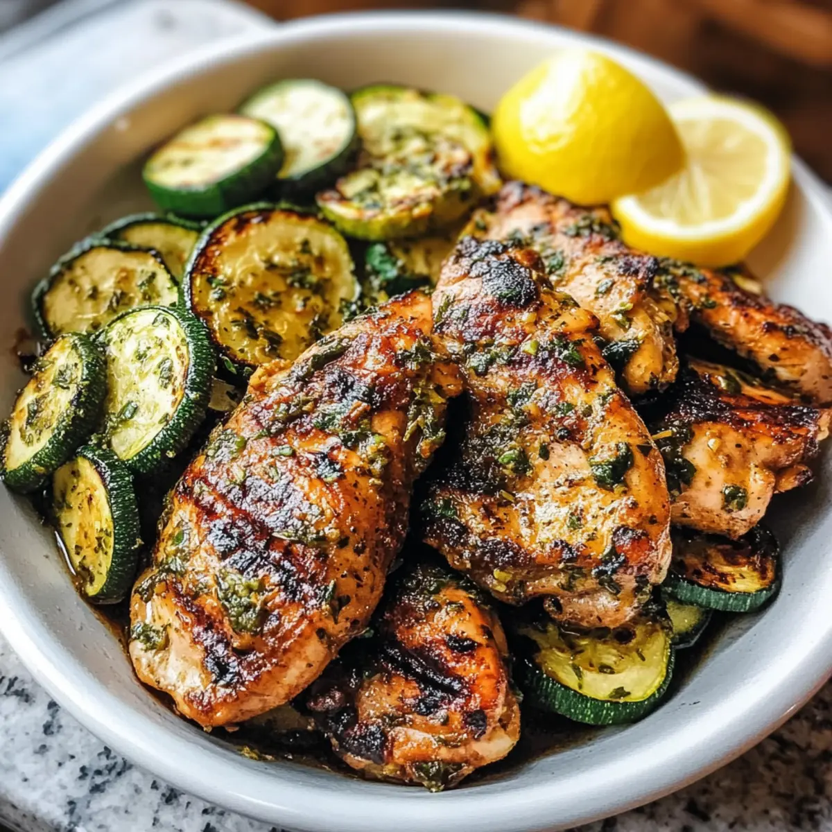 Delicious Asado Chicken with Lemon Zucchini Sauté for Easy Nights 4 Asado Chicken with Lemon Zucchini Sauté