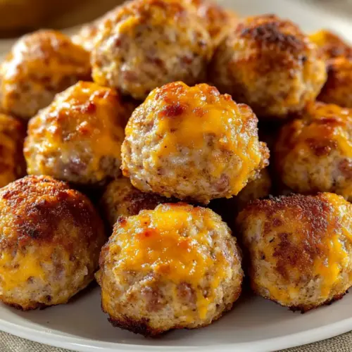 Delicious 3-Ingredient Bisquick Sausage Balls Ready in Minutes 2 3-Ingredient Bisquick Sausage Balls