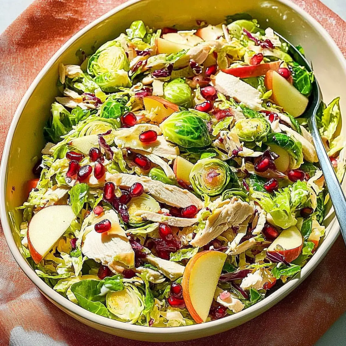Bright Chicken and Shaved Brussels Sprouts Salad Bliss 2 unnamed file 190