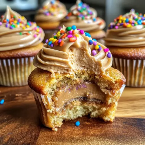 Biscoff Filled Cookie Butter Cupcakes for Sweet Celebrations 8 Biscoff Filled Cookie Butter Cupcakes