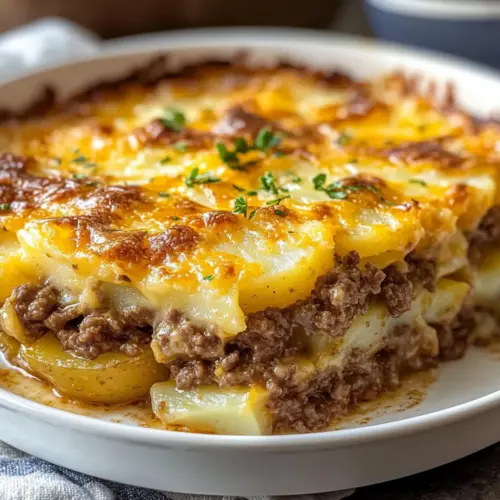 Cheesy Hamburger Potato Casserole: Comfort Food for All 6 Cheesy Hamburger Potato Casserole