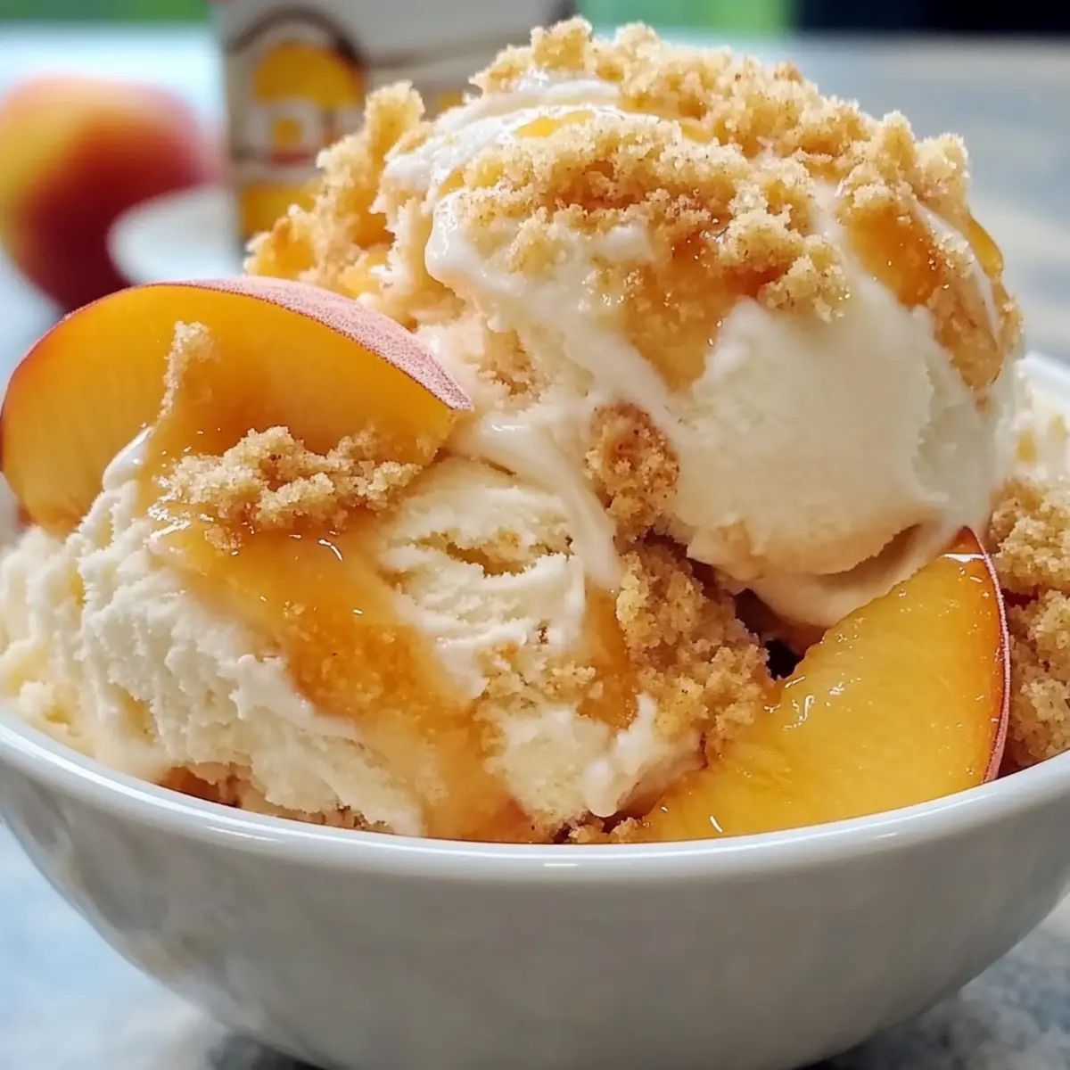 Peach Cobbler Ice Cream – Creamy Summer Bliss Awaits 1 unnamed file 233