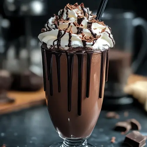 Black Magic Chocolate Milkshake