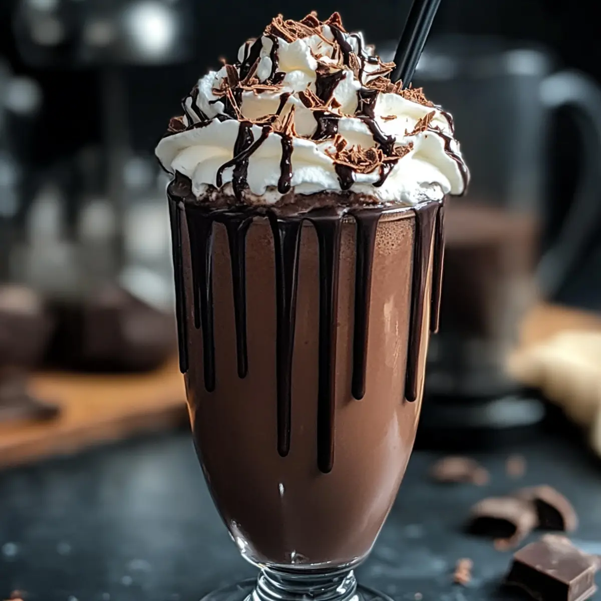 Black Magic Chocolate Milkshake