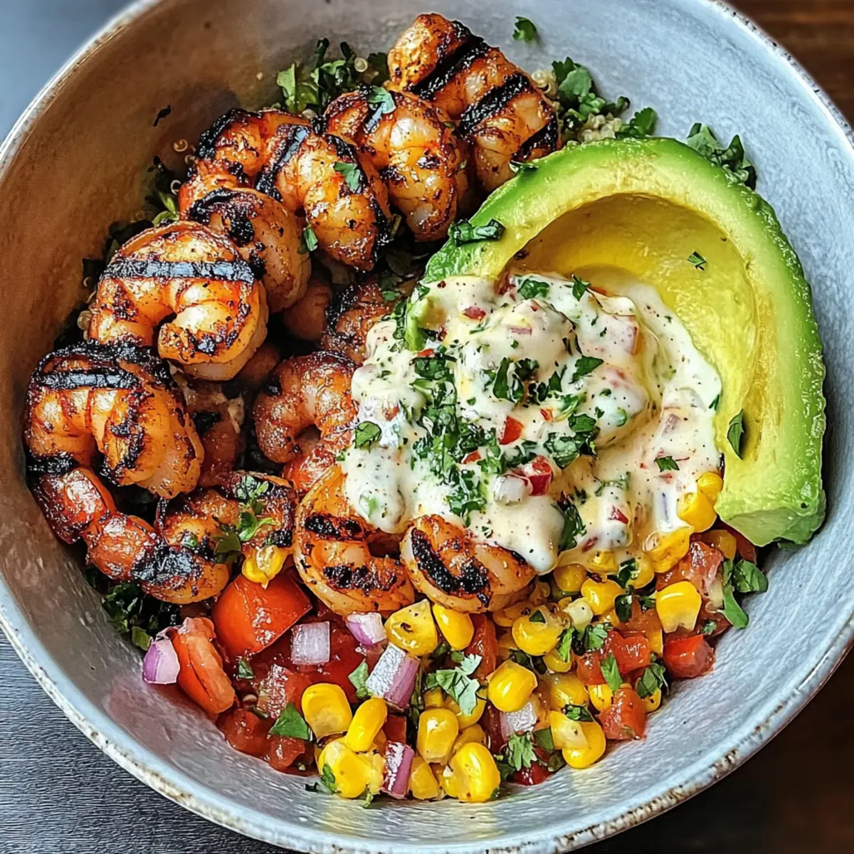Healthy Grilled Shrimp Bowl with Avocado & Corn Salsa Bliss 2 unnamed file 262