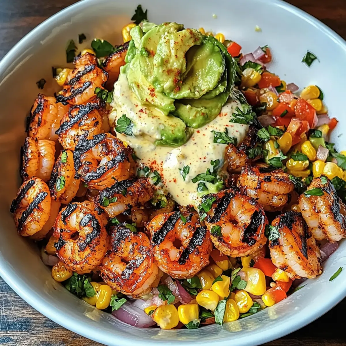 Healthy Grilled Shrimp Bowl with Avocado & Corn Salsa Bliss 3 unnamed file 263