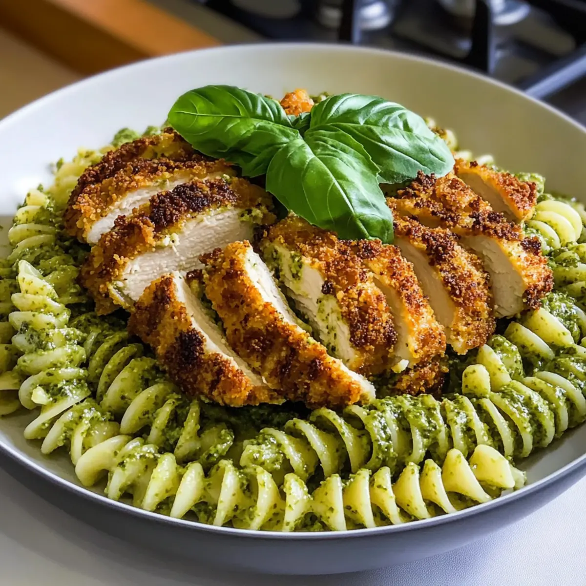 Delicious Pesto Pasta With Crispy Parmesan Chicken Tonight 3 unnamed file 291
