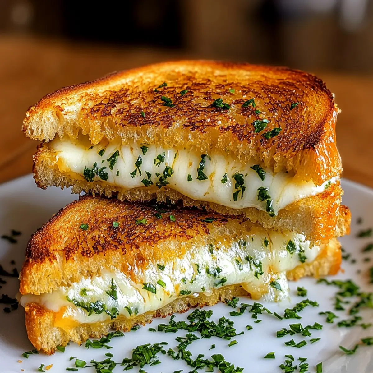 Garlic Bread Grilled Cheese: Easy, Ultimate Comfort Food 4 Garlic Bread Grilled Cheese
