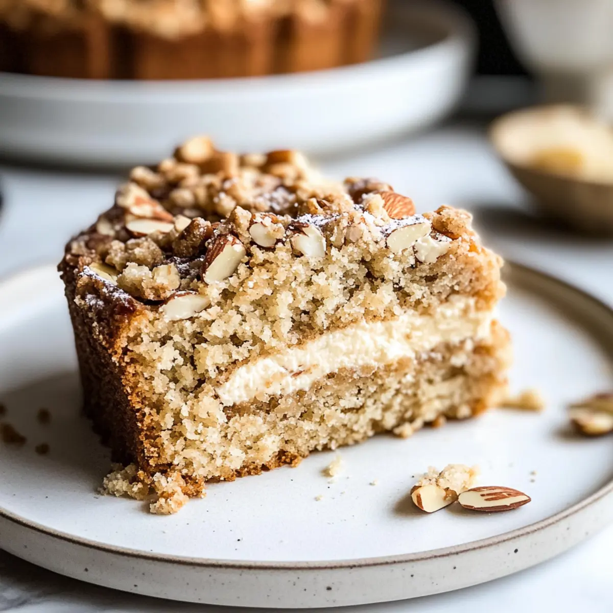 Moist Vegan Almond Coffee Cake with Cream Cheese Filling Delight 1 unnamed file 305
