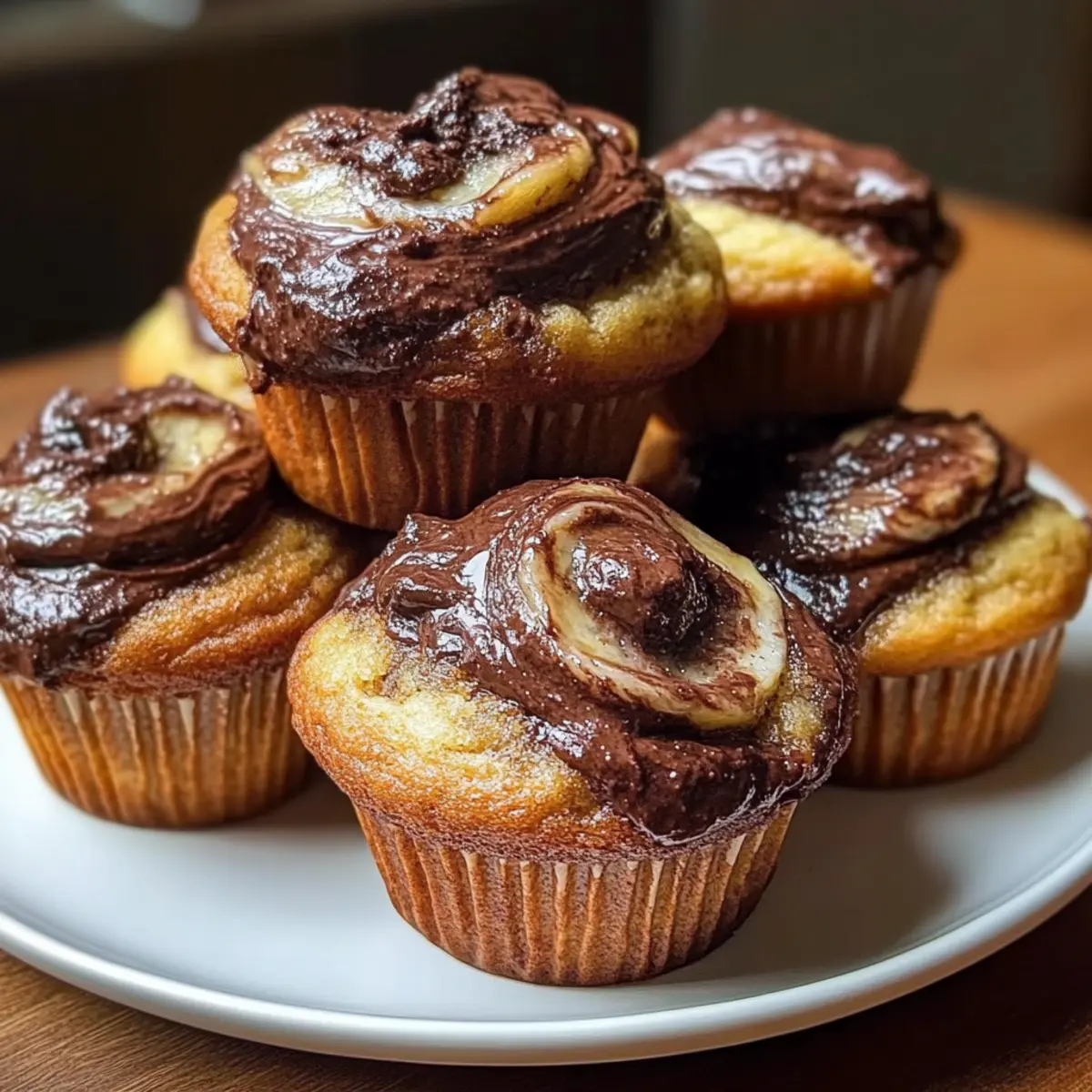 Nutella Banana Swirl Muffins - Your New Breakfast Obsession 3 unnamed file 351
