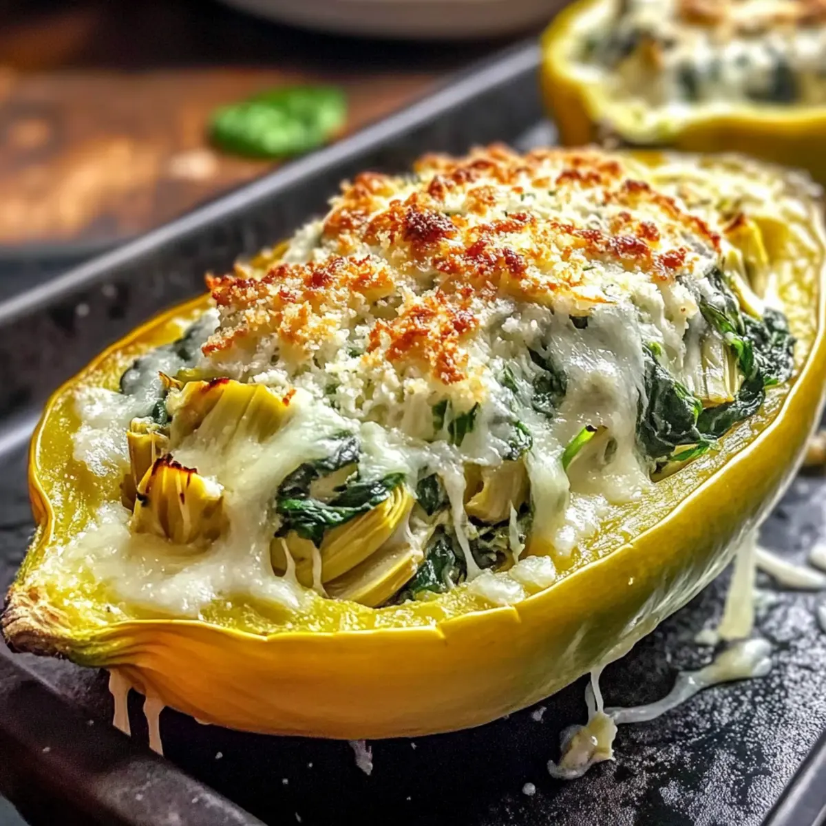 Baked Spinach Artichoke Stuffed Squash for Cozy Nights 3 unnamed file 355